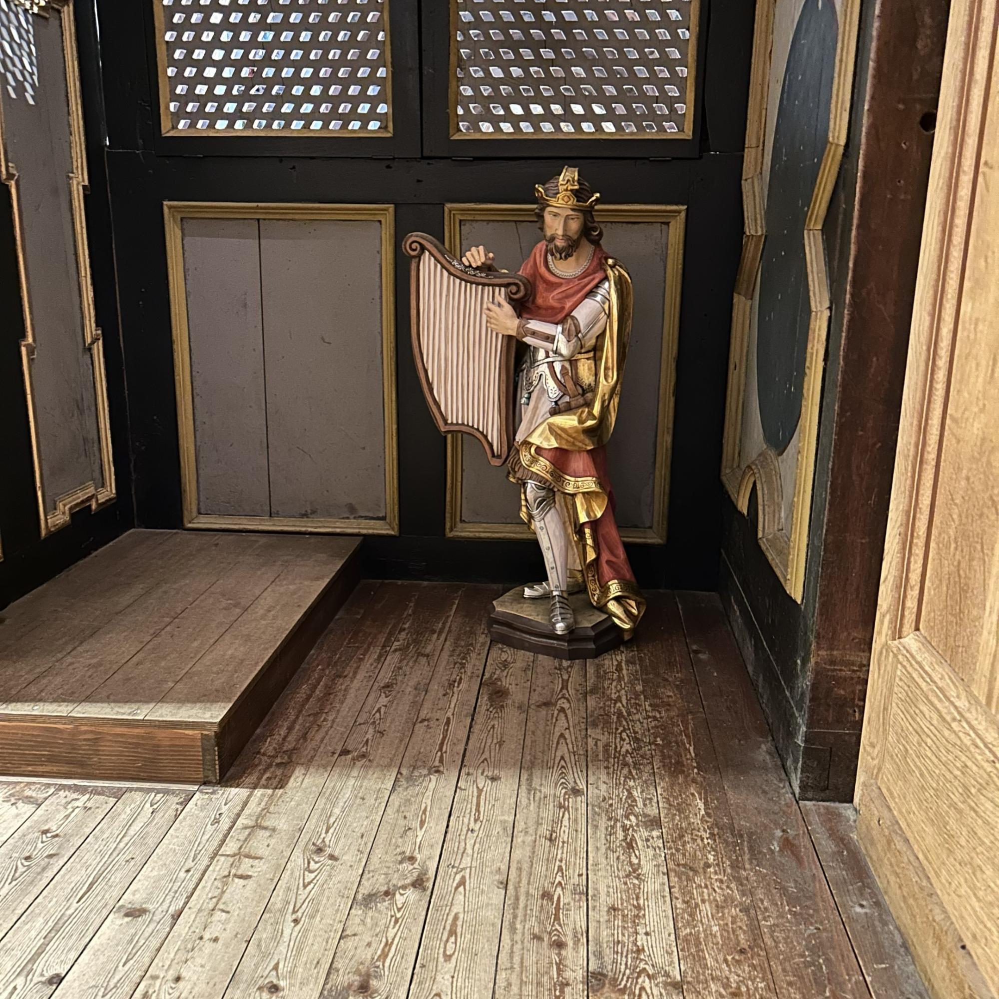 Hl David vor der Montage