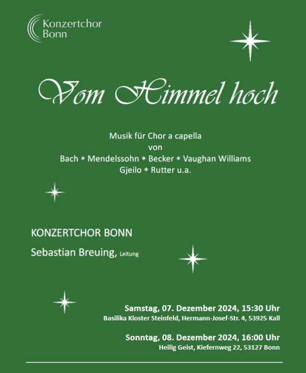 Konzertchor Bonn 20241207