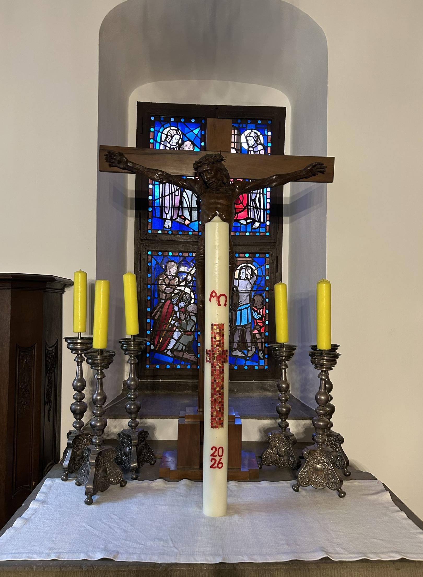 Osterkerze Steinfeld 2026 (c) mpw