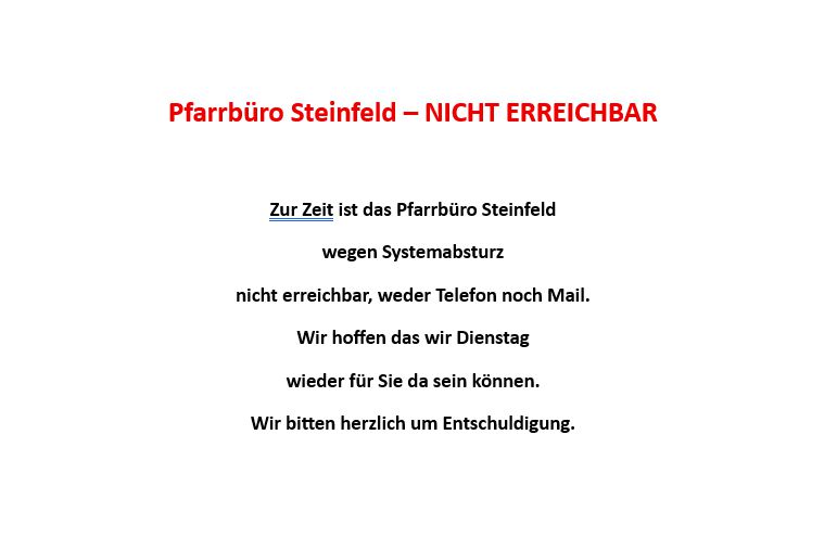 Störung Pfarrbüro 20251113 (c) mpw