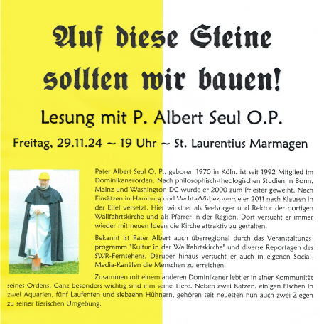 Veranstaltung mit Albert Seul